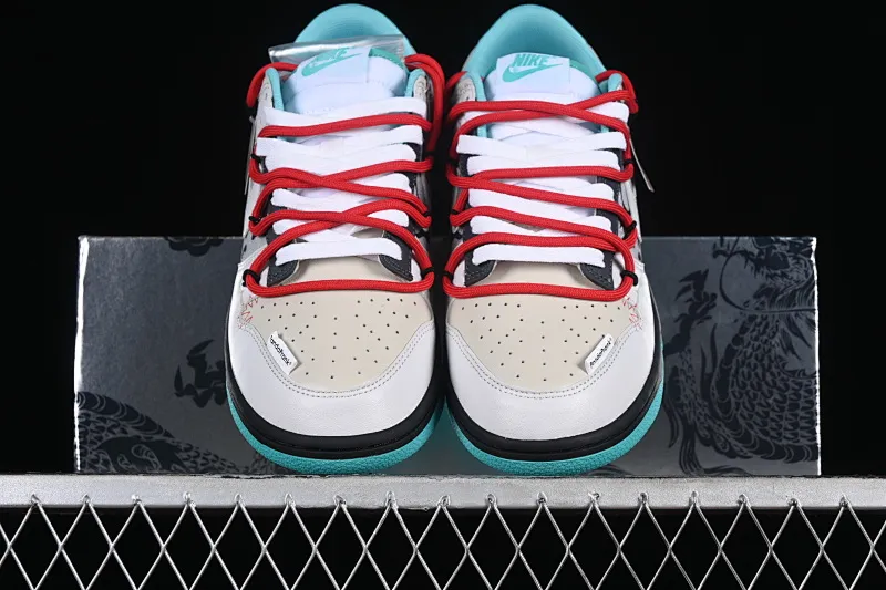All categories Nk SB Dunk series Nk SB Dunk Low low-top sneakers Nk Dunk Low Panda Prank CNY Year of the Dragon Limited Edition Youlong Zeling Moyu Hongyun SB low-top casual sneakers DV0831-101